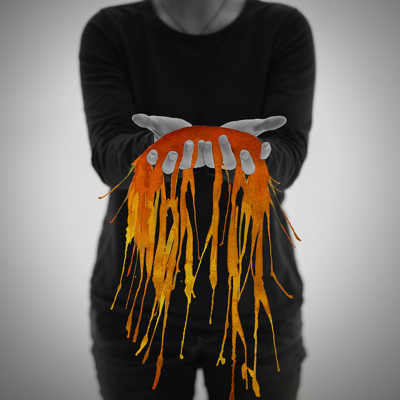 Aliza Razell 10 Ella combina acuarela y fotografía para crear imágenes surrealistas
