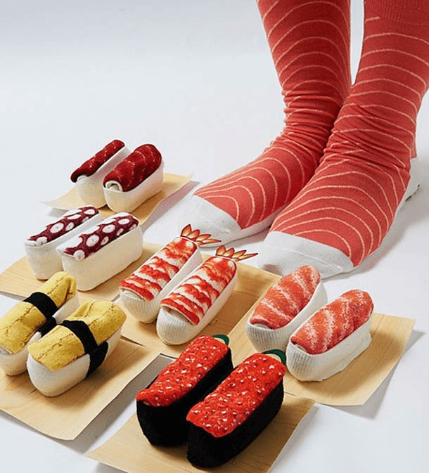calcetines sushi