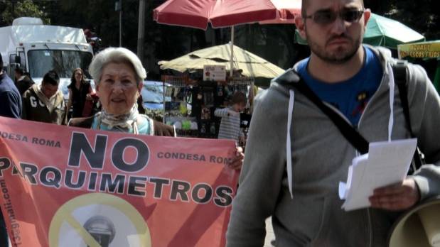 Manifestaciones en la Condesa y la Juárez