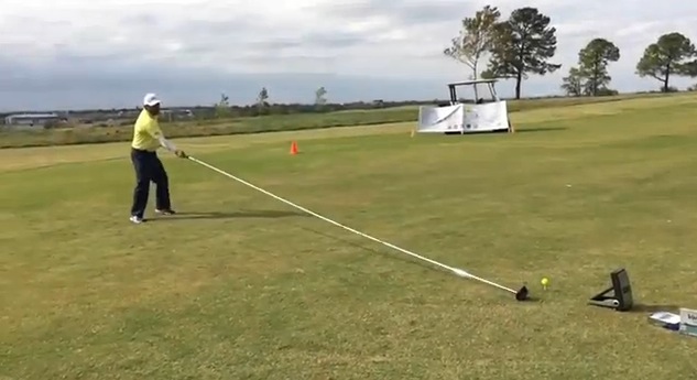 Este es el palo de golf más largo del mundo