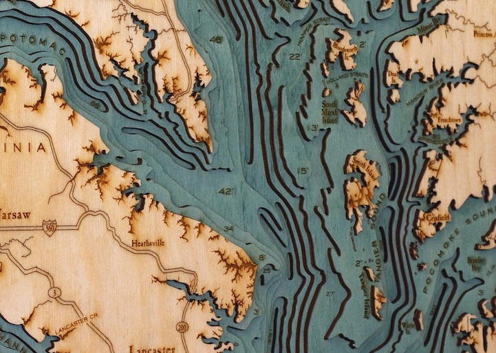 Estos mapas en 3D muestran los paisajes en el fondo del mar