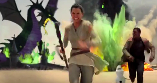 Brillante video combina los clásicos de Disney con Star Wars