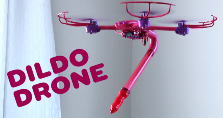 Inventan el Dildo Dron para placer con manos libres