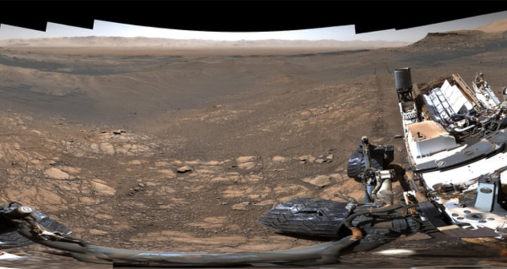 Esta foto de Marte fue hecha con más de mil fotos